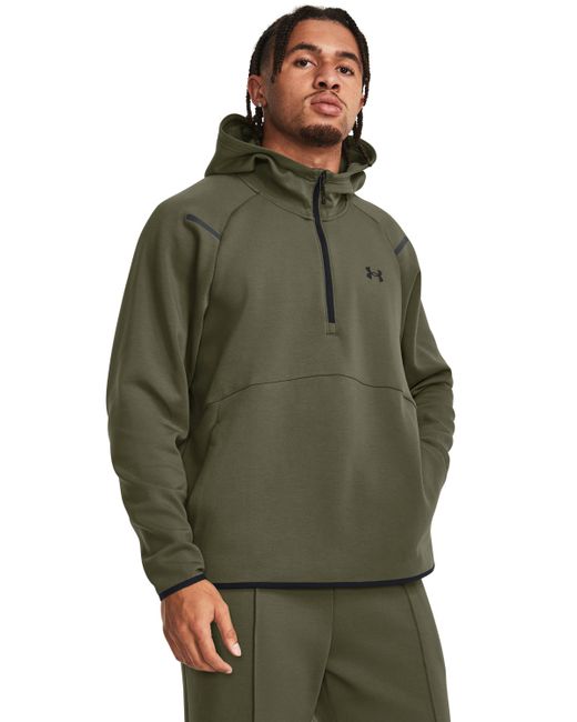 Under Armour Green Unstoppable Fleece Hoodie for men