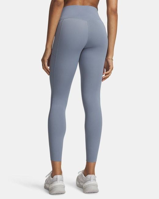 Under Armour Blue Vanish Elite Leggings Wind Metallic