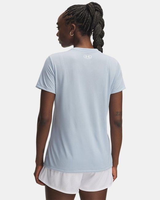Under Armour Blue Tech
Kurzarm-Oberteil Mit V-Ausschnitt Für Damen Calm Weiß