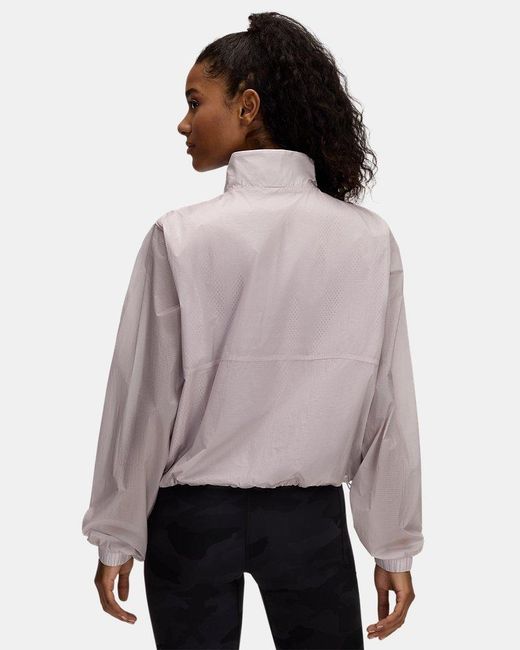 Under Armour Purple Rival Woven ½ Zip Anorak Dawn