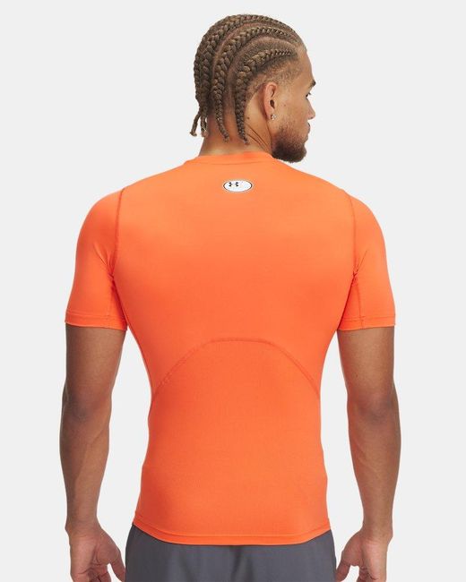 Under Armour Orange Heatgear Fire for men