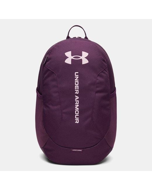 Under Armour Purple Hustle Lite Backpack Echo Mauve