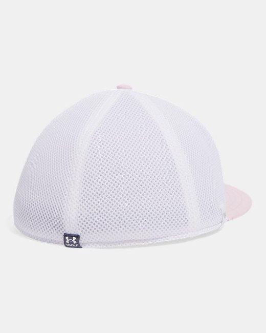 Cappello Iso-Chill Drive Low Stretch Fit Da Uomo Prime Bianco di Under Armour in Pink da Uomo