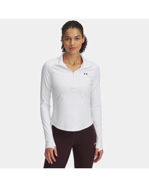 Under Armour White Motion ½ Zip