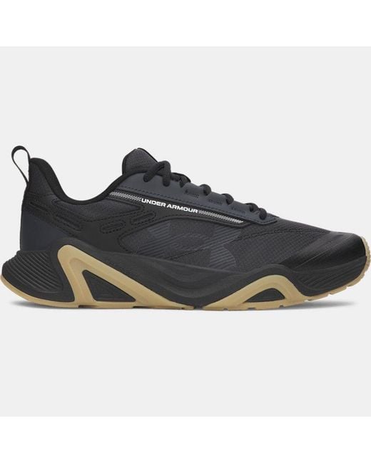 Under Armour Gray Charged Commit Tr 5 Training Shoes Anthracite for men