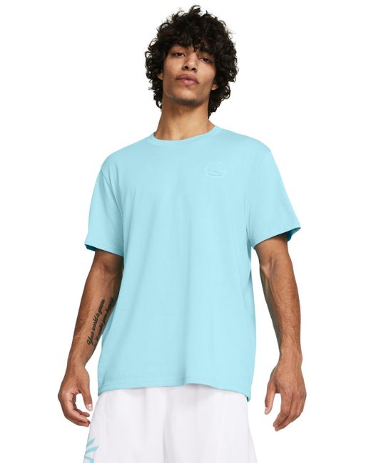 Tee-shirt épais curry emboss Under Armour pour homme en coloris Blue