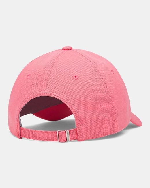 Under Armour Pink Blitzing Low Adjustable Hat Bittersweet Posh