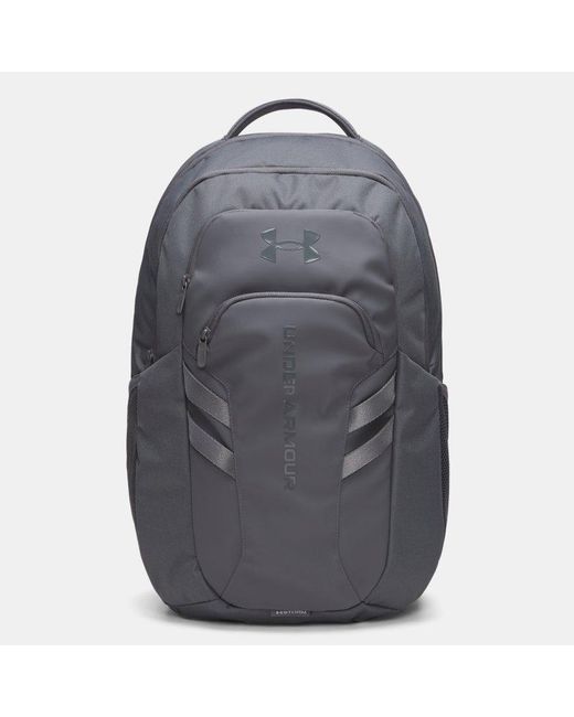Under Armour Gray Hustle 6.0 Pro Backpack Castlerock Castlerock Castlerock