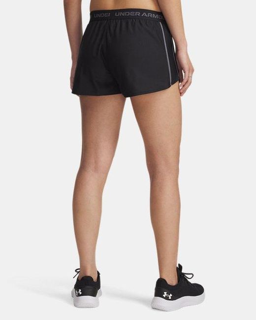 Pantalón Corto Tech Play Up Para Mujer Castlerock Under Armour de color Blue