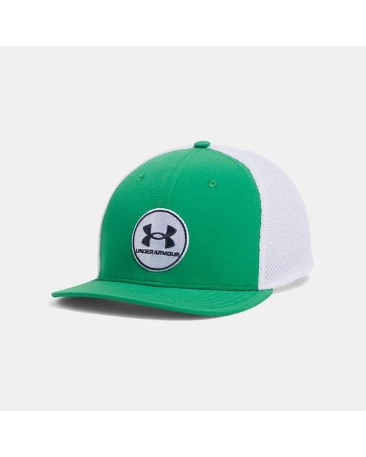 Under Armour Drive 5-Panel Men's Snapback Cap - Team Kelly Green/White Under Armour Drive 5-Panel Men's Snapback Cap - Team Kelly Green/White