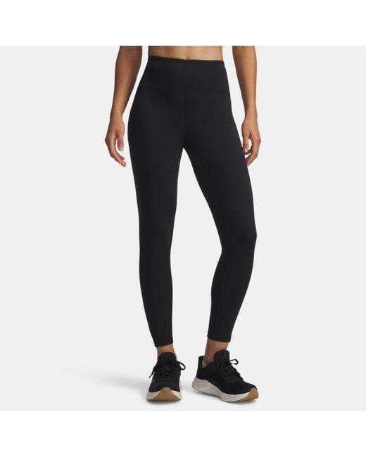 Under Armour Blue Motion Mesh Ankle Leggings Jet