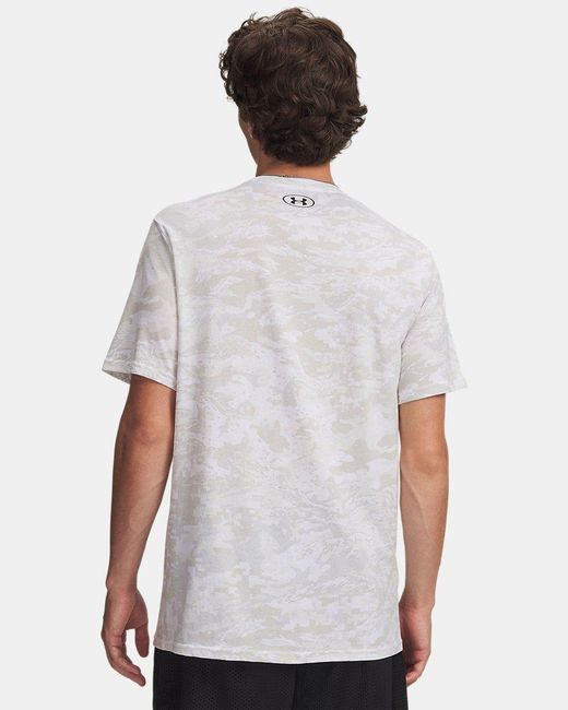 Under Armour White Abc Camo T-shirt for men
