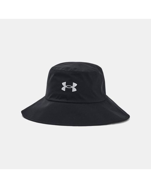 Under Armour Black Driver Rain Bucket Hat Metallic