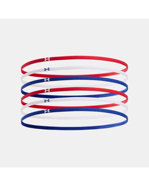 Under Armour Red S Mini Elastics 6 Pack,