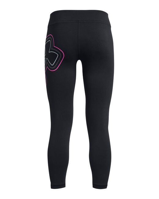 Leggings motion branded ankle di Under Armour in Black