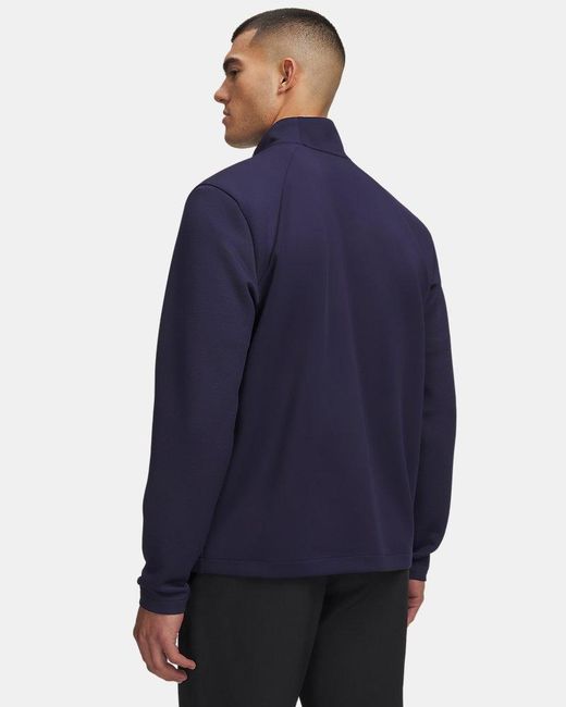 Under Armour Blue Drive Midlayer ¼ Zip Midnight Downpour for men