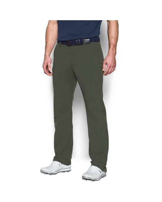 Under Armour Men's Ua Match Play Golf Pants in Green for Men | Lyst