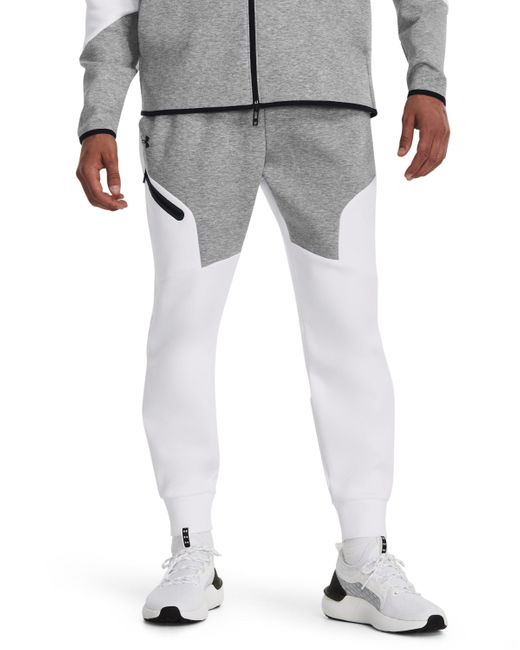 Under Armour Gray Unstoppable Fleece joggers for men