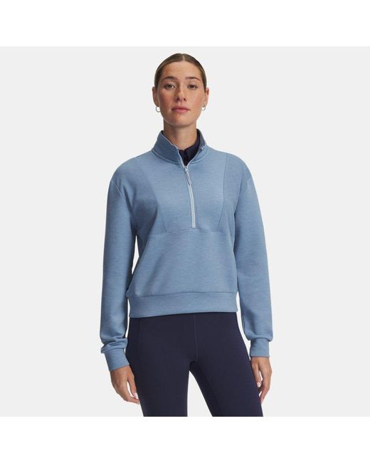 Sudadera Intermedia Drive Para Mujer Smoke Calm Smoke Under Armour de color Blue