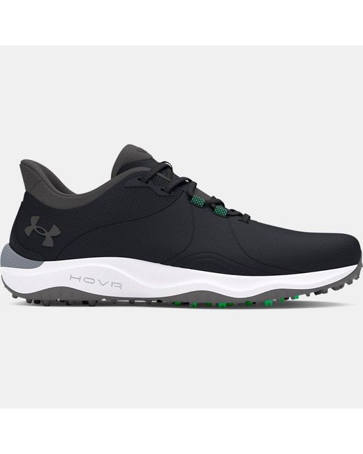 Under Armour Black Drive Pro Spikeless Wide Golf Shoes Titan for men