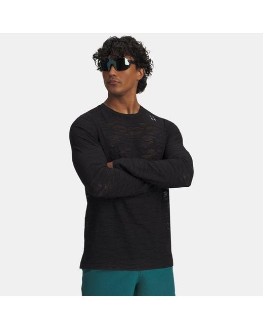 Under Armour Black Halo Jacq Rd Long Sleeve Ultimate Ultimate Reflective for men