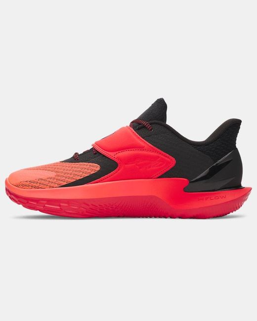 Under Armour Red D. Fox 2 'At The Buzzer' Basketball Shoes Electric Tangerine Racer