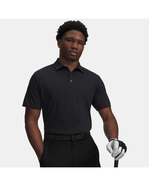 Under Armour Black Curry Armourdry Polo Titanium for men