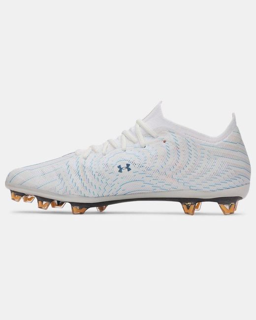 Under Armour Blue Shadow Elite 4 Fg Mach Soccer Cleats Boundless Bloc for men
