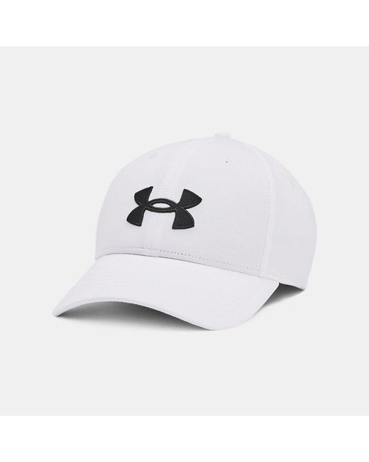 Under Armour White Armour Ua Blitzing Cap for men