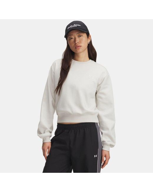 Sudadera Icon Vida Fleece Para Mujer Summit Summit Under Armour de color Gray