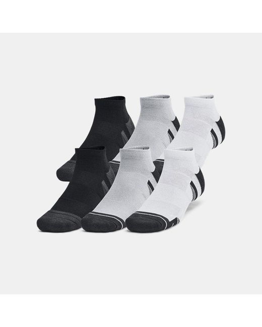 Under Armour Blue Performance Tech 6-Pack Low Socks Mod Mod Jet