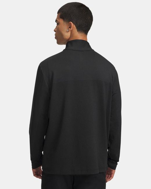 Under Armour Black Drive Lightweight ½ Zip Anthracite Castlerock for men