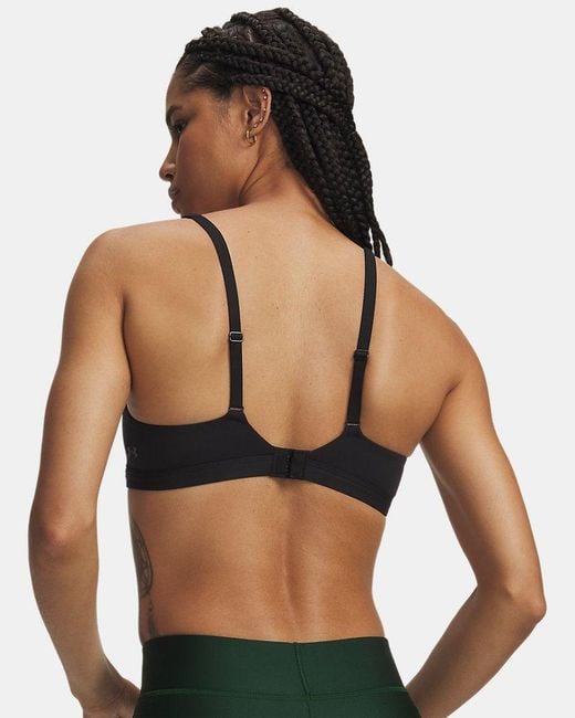 Under Armour Black Effortless Low Sports Bra Ultimate Castlerock