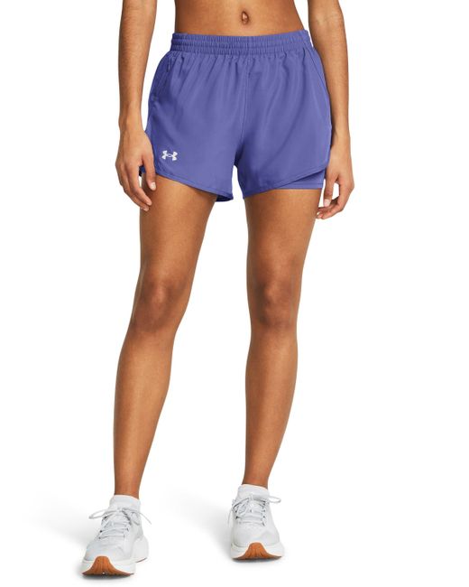 Under Armour Blue Fly-by 2-in-1 Shorts