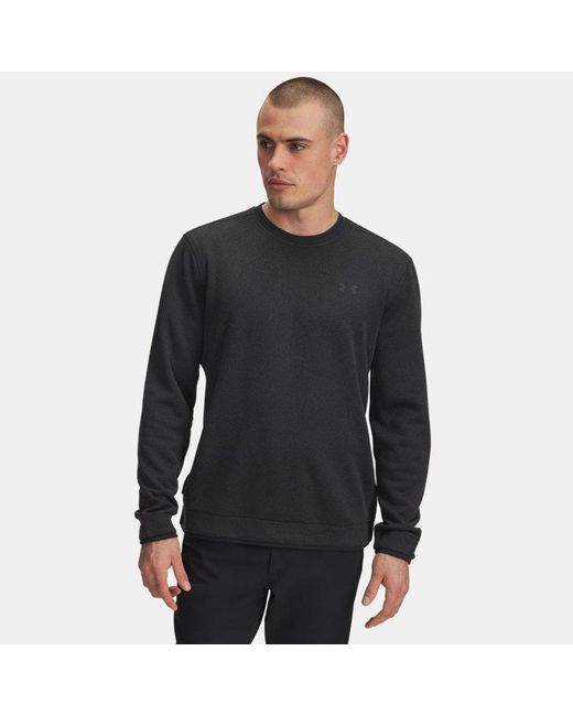 Under Armour Black Sweaterfleece Crew for men