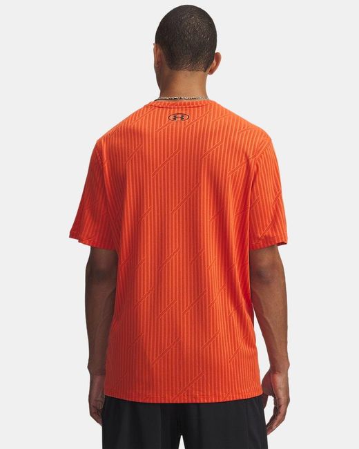 Under Armour Red Tech Vent Jacq Rd Short Sleeve Base for men