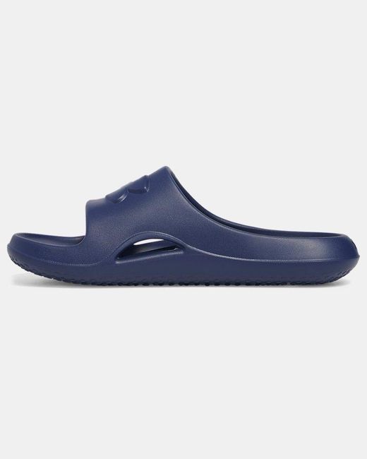 Under Armour Blue Locker V Slides Academy Academy Academy for men