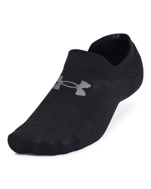 Under Armour Blue Essential 3-pack Ultra Low Tab Socks