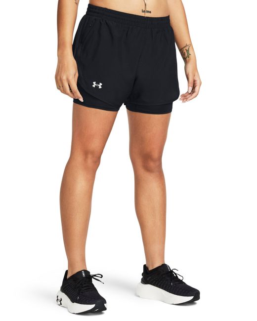 Under Armour Blue Fly-by 2-in-1 Shorts