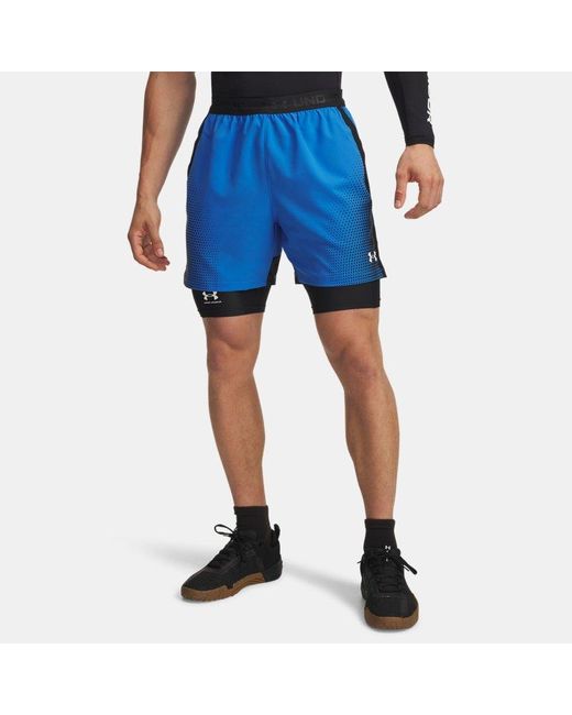 Shorts Vanish Graphic Da 15 Cm (6" Da Uomo Atlantis Nero Nero di Under Armour in Blue da Uomo