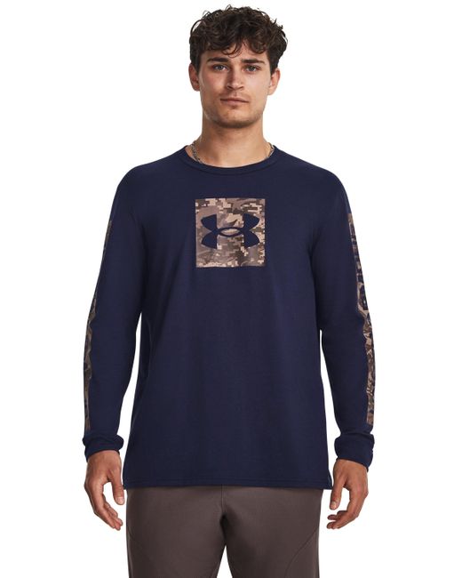 Under Armour Blue Ua Camo Boxed Sportstyle Long Sleeve for men