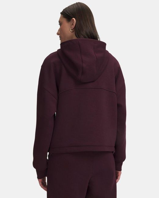 Under Armour Purple Ua Unstoppable Fleece Jacket