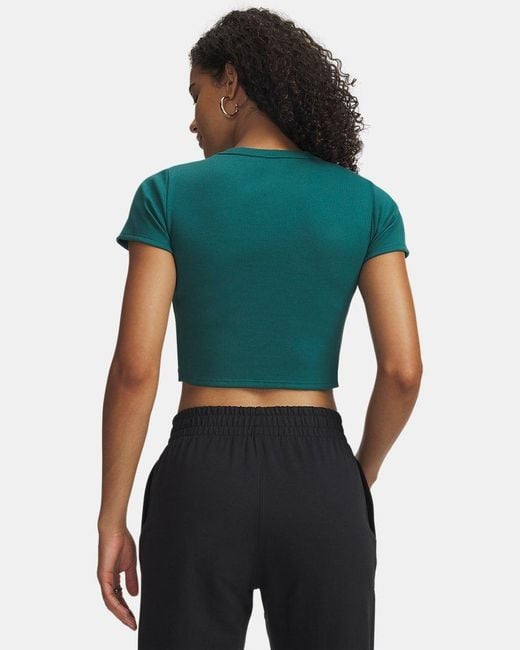 Under Armour Green Ua Rival Rib Baby T-shirt