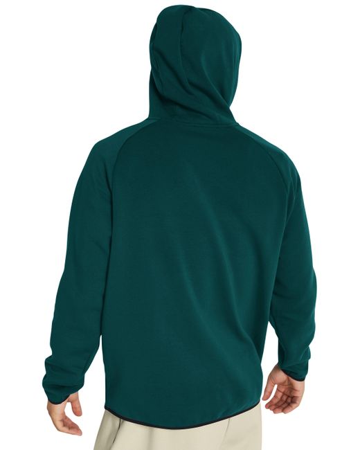 Under Armour Unstoppable fleece-hoodie für hydro teal / schwarz xl in Green für Herren