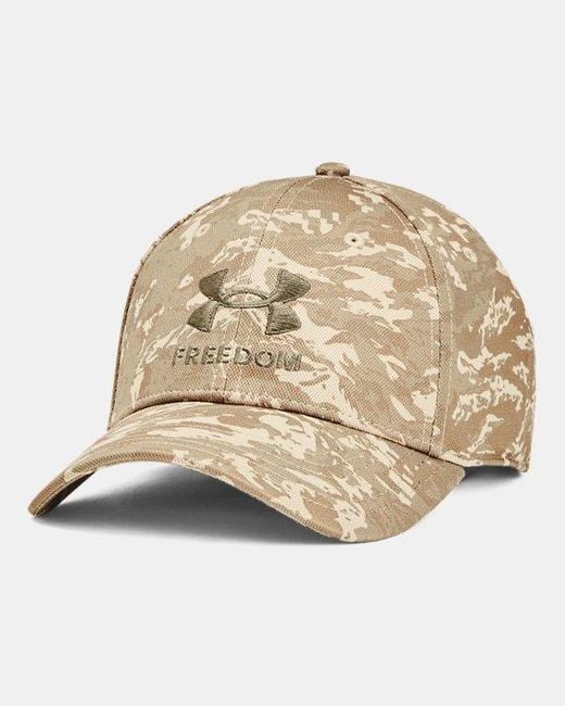 Under Armour Ua Freedom Blitzing Hat in Brown for Men - Lyst