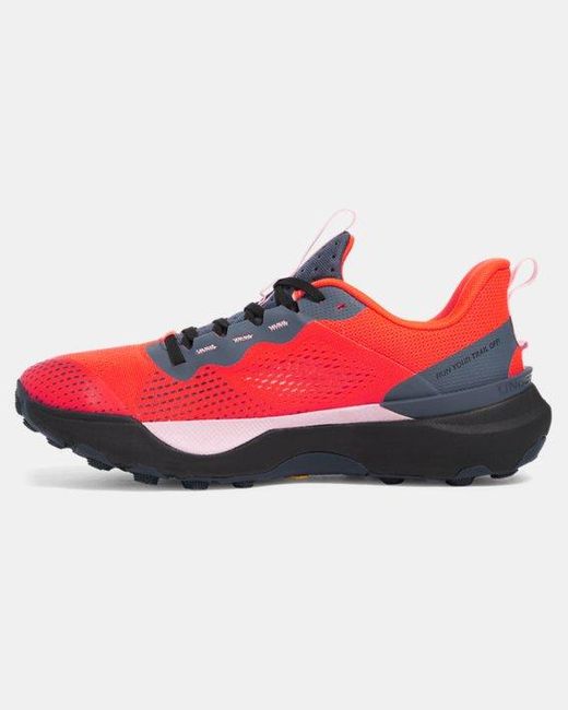 Under Armour Red Infinite Pro Trail Running Shoes Ares for men
