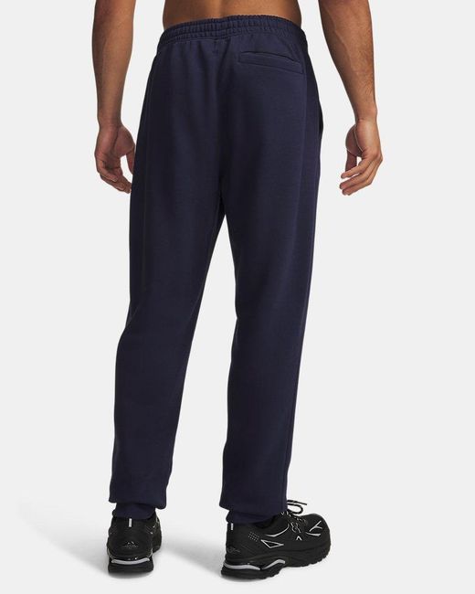 Under Armour Blue Ua Rival Fleece joggers for men