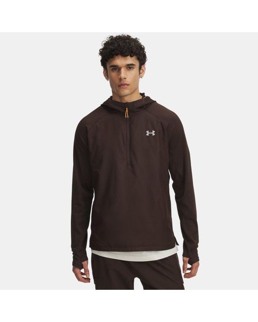Under Armour Black Launch Trail Hoodie Kona Reflective for men