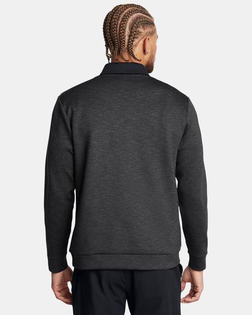 Under Armour Black Drive Midlayer Crew for men