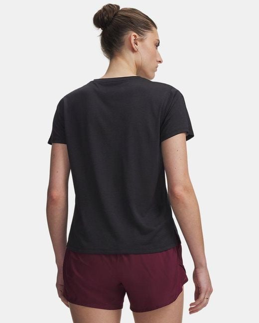 Under Armour Black Velociti Reflect Short Sleeve Reflective